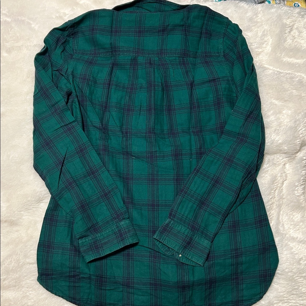 St Johns Bay plaid button up shirt - Picture 3 of 4